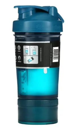 Шейкер спортивний BlenderBottle ProStak 650 мл з 2 ма контейнерами Темно-синій