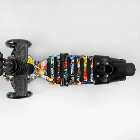 Самокат 5в1 Best Scooter - чорний/мультіколор