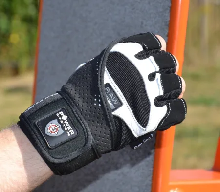 Рукавички для фітнесу Power System PS-2850 Raw Power Black/White XL