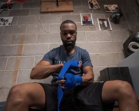 Бинти для боксу TITLE Boxing Select 180" Semi Elastic Mexican Royal (4,5м.)