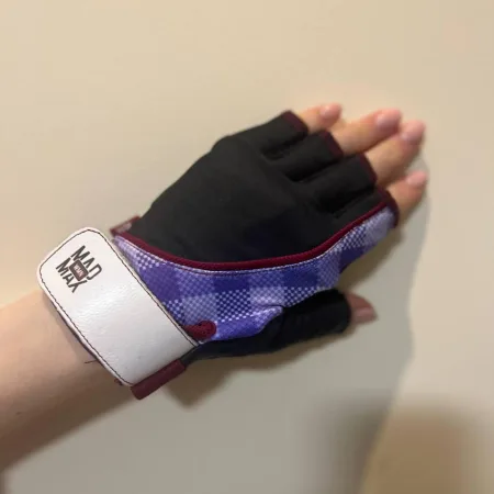 Рукавички для фітнесу MadMax MFG-911 Nine-eleven Black / perpito L