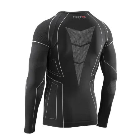Термокофта лонгслів X TECH Maglia Race 3 Munica Lunga giroc Nero S/M чорна