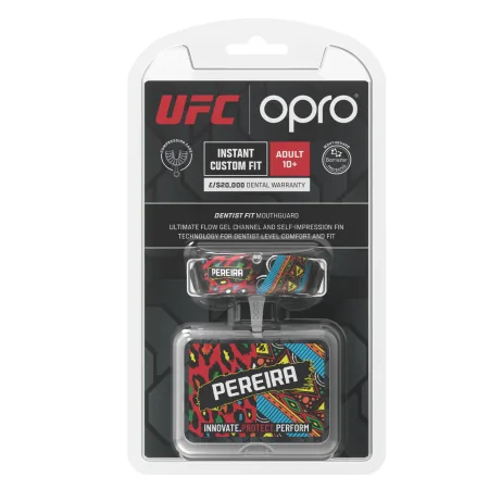 Капа OPRO UFC Fighter Collection Alex Pereira доросла вік 11+ Чорний art.102529006