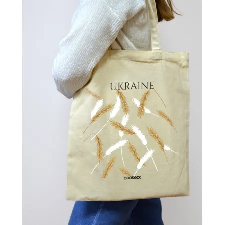 Екошопер BookOpt BK4007 Ukraine колоски бежевий