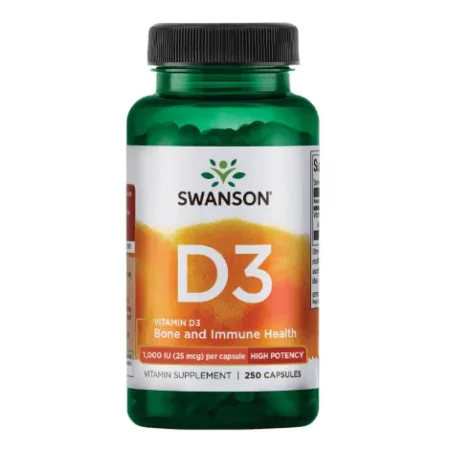 D-3 High Potency Vitamin 1000 iu - 250 капсул