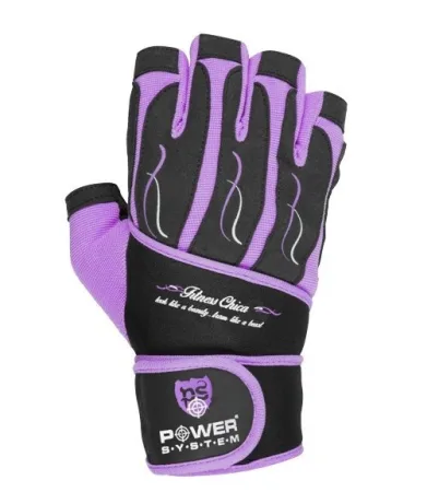 Рукавички для фітнесу Power System PS-2710 Fitness Chica жіночі Purple - S