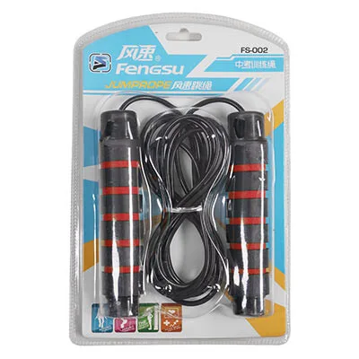 Скакалка з обважнювачами синій