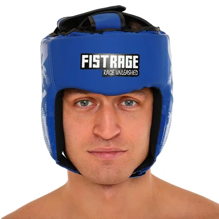 Шолом боксерський відкритий FLEX FISTRAGE синій M