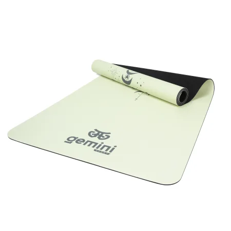 Килимок для йоги каучуковий поліуретан Pro ILLustration Sport Pro 183 см*68 см*5 мм сірий