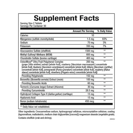 OsteoMove® підвищеної сили Joint Care - 120 таблеток