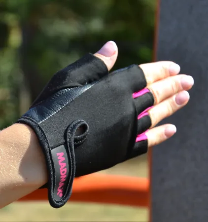 Рукавички для фітнесу MadMax MFG-251 Rainbow Pink M