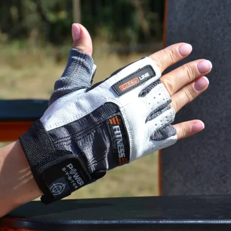 Рукавички для фітнесу Power System PS-2300 Fitness Grey/White - S