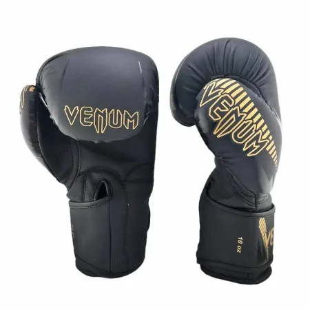 Рукавички боксерські VNM 10 унцій чорний матовий