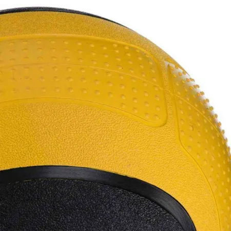 М'яч медичний медбол Medicine Ball 4 кг жовто-чорний