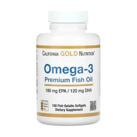 Omega-3 Premium Fish Oil 180 мг - 100 софтгель