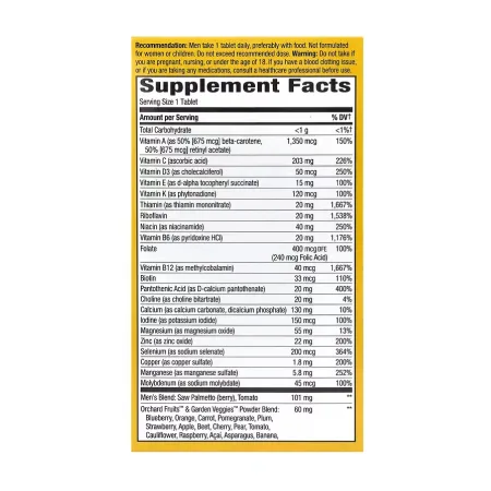 Once Daily Men's Ultra Multivitamin - 60 таблеток