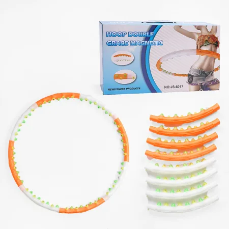 Обруч массажный хула хуп Hula Hoop 8 секций - 1,4 кг