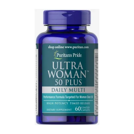Ultra Woman™ 50 Plus Multi-Vitamin with Zinc - 60 капсул