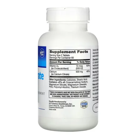 Calcium Citrate + D3 Max - 120 таблеток