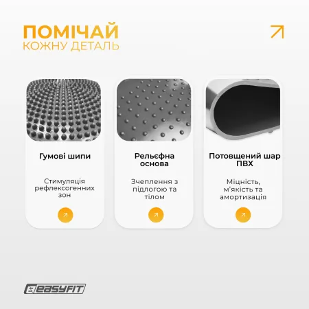 EasyFit Balance Cushion-A massage balance cushion grey + pump