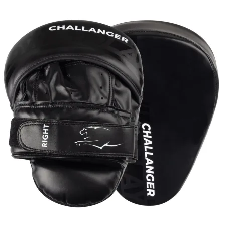 Лапи боксерські PowerPlay 3041 чорні PU [пара]