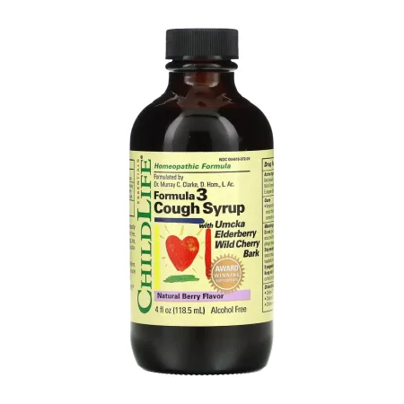 Formula 3 Cough Syrup - 118,5 мл натуральна ягода