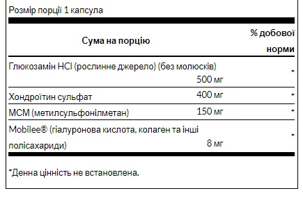 Glucosamine Chondroitin MSM - 90 капсул