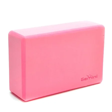 Блок для йоги 180 г 23х15х7,5 см - Рожевий