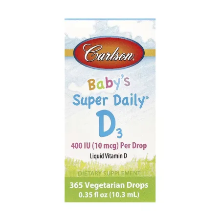 Super Daily D3 for Baby 400 IU - 365 веган краплі 10,3 мл