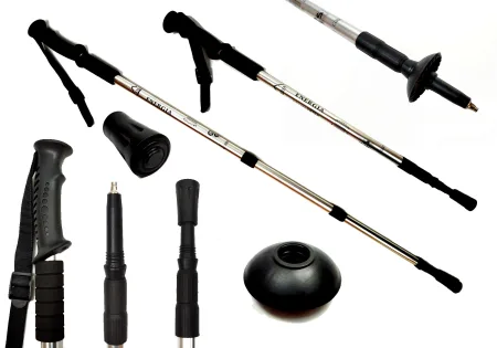 Палка для скандинавской ходьбы EasyFit Energia серая