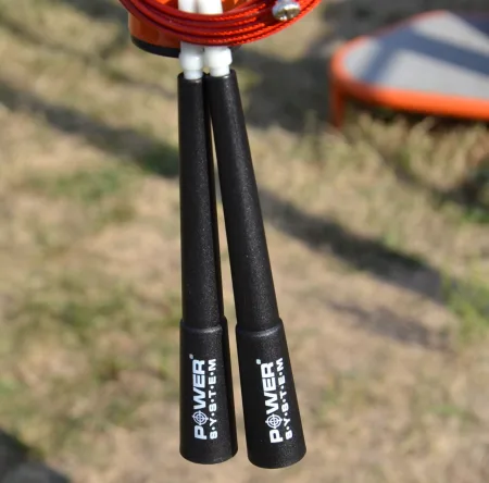Скакалка скоростная Power System PS-4033 Crossfit Jump Rope Red 2,8 m.