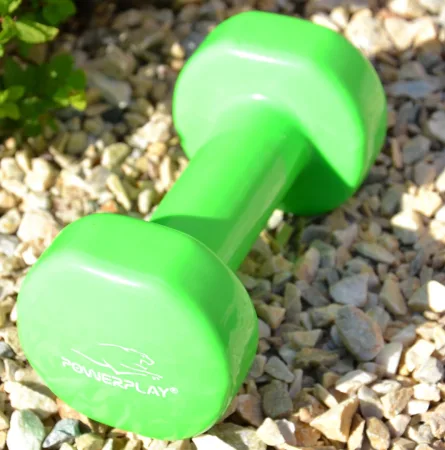 Гантелі вінілові PowerPlay 2 * 1,5 кг. PP_4103 зелені (2шт. - пара)