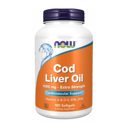 Cod Liver Oil 1000 мг - 180 софтгель