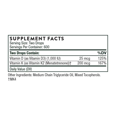 Vitamin D+K2 - 30 мл