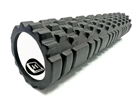 Масажний ролер EasyFit Grid Roller 60 см v.3,1 чорний