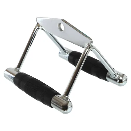 Double handle for low pulley cable machine