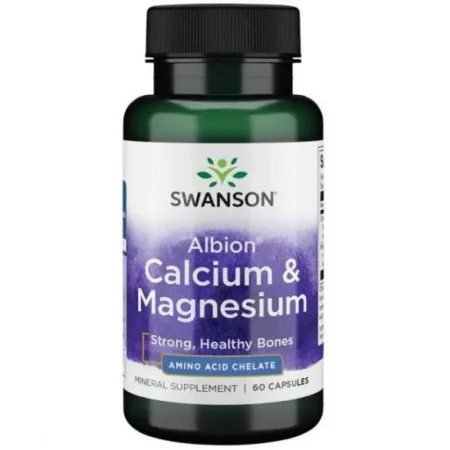 Chelated Calcium Magnesium 60 Caps.