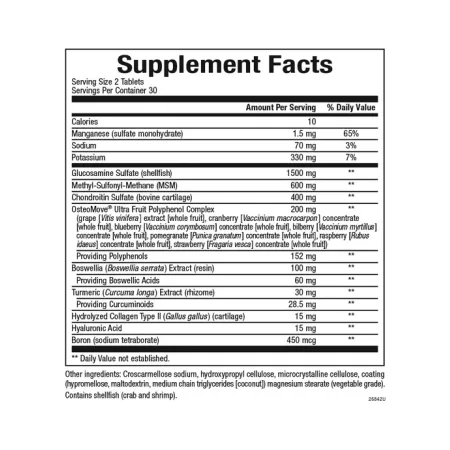 OsteoMove® підвищеної сили Joint Care - 60 таблеток