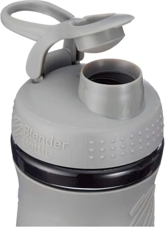 Шейкер спортивний пляшка BlenderBottle SportMixer Flip 820 мл сірий