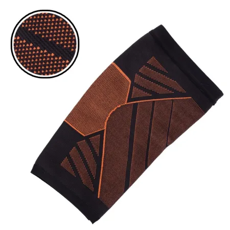 Наколінник бандаж еластичний MUTE 1 шт 9005 Чорний-поманранчевий