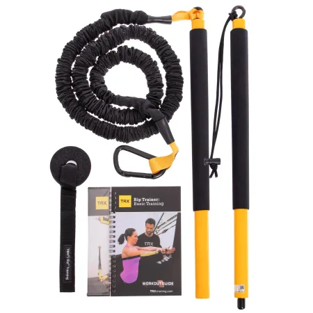 Палиця-тренажер resistance bar з амортизатором trx