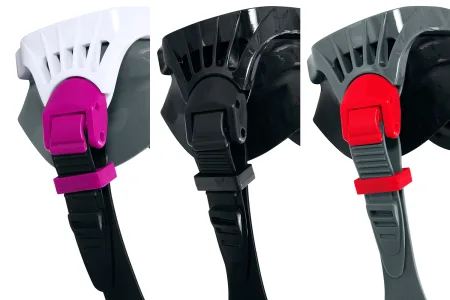 Маска для плавання BESTWAY 14+ 22074 сіро-червоний