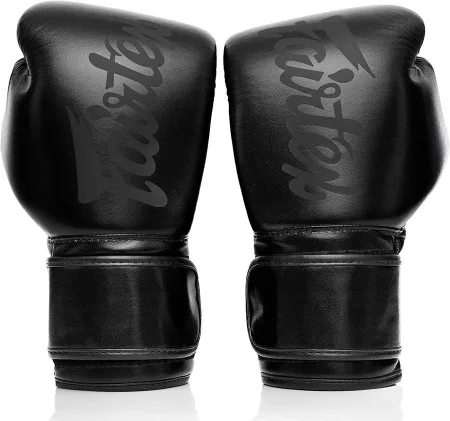 Боксерські рукавиці Fairtex BGV14SB Black 10 унцій (бинти в комплекті)