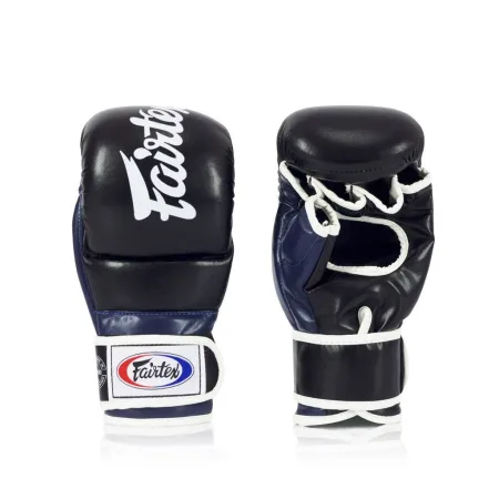 Grappling MMA Gloves Fairtex FGV18 Black/Blue L