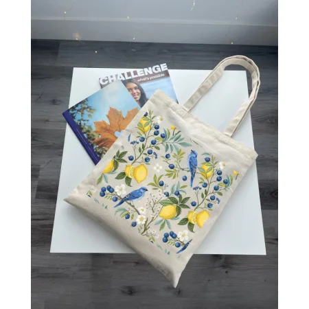 Екошопер BookOpt BK4102 пташиний сад бежевий