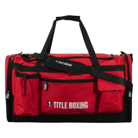 Спортивна сумка TITLE Boxing Deluxe Gear Bag Red (70 л.)