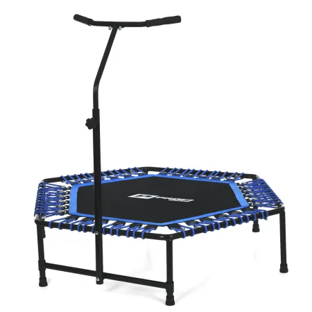 Батут для фитнеса с ручкой Profi Sport 125 см черный MS 3256 черный