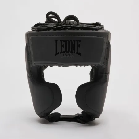 Боксерський шолом Leone CS435 BLACK Edition M (капа у комплекті)