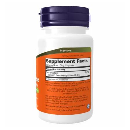 Serrapeptase 60000 Units - 60 капсул