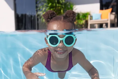 Окуляри для плавання BESTWAY 3+ 21178 салатовий